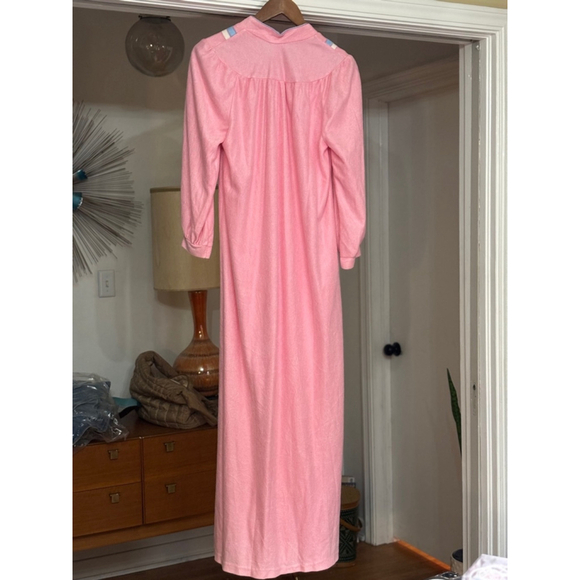 Vintage N's Charm Pink Lounge Dress Size M - Picture 2 of 4